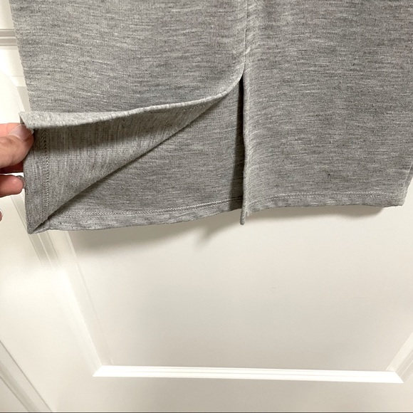 Zara Trafaluc Grey Bodycon MIDI dress Size S - Picture 6 of 9